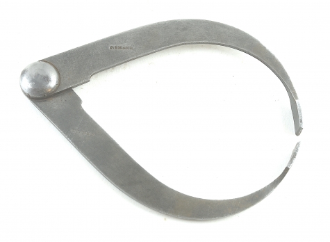 5" fixed joint outside caliiper with wide flat ends
