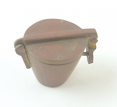 Nesting set of brass cup weights