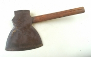 Left-handed offset hewing axe Left-handed offset hewing axe