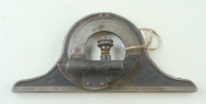 C. 1895 Starrett protractor head No. 12 with accessory level MR1281 C. 1895 Starrett protractor head No. 12 with accessory level MR1281
